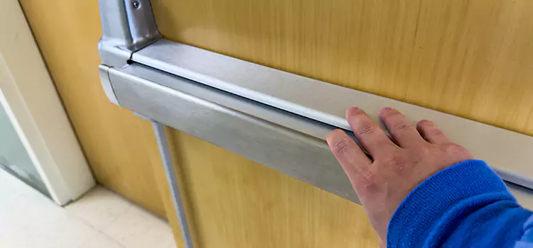 Installing a Push Bar on a Door New Westminster